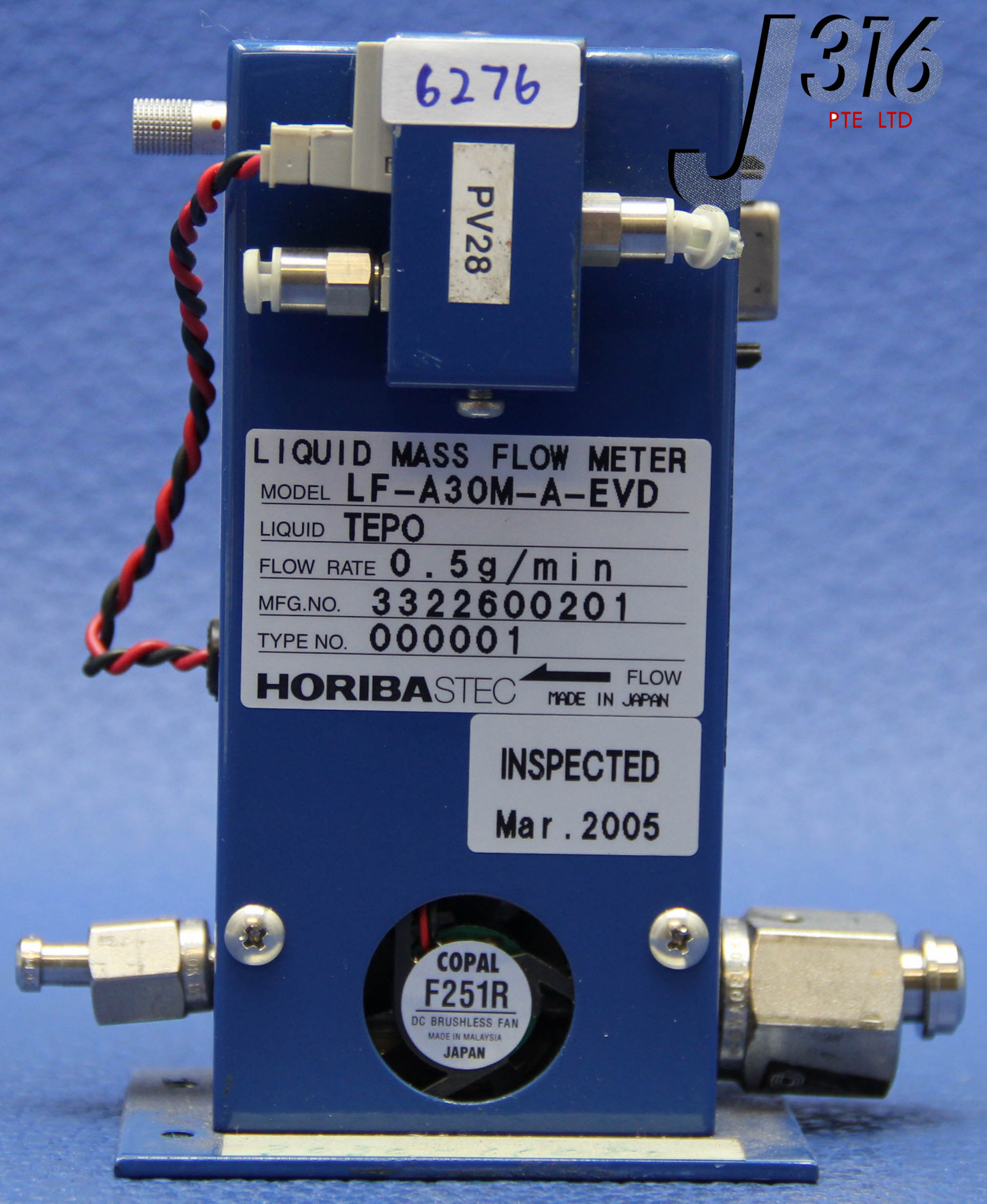 6276 HORIBA STEC MFC LIQUID MASS FLOW METER LF A30M A EVD J316Gallery